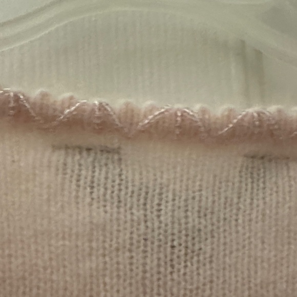 New Baby Pink Embroidered Angora blend Sweater Set - Picture 11 of 12
